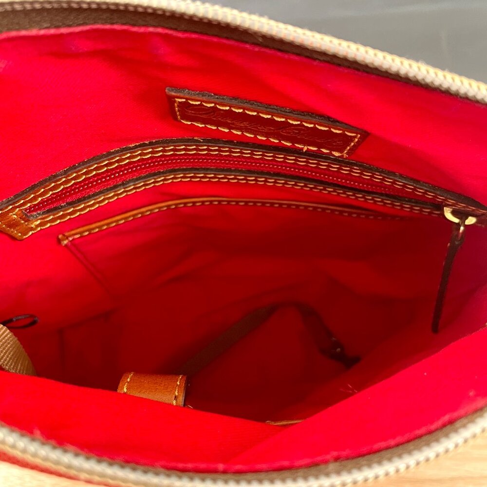 Dooney & Bourke rust nylon and leather crossbody bag - Picture 11 of 13